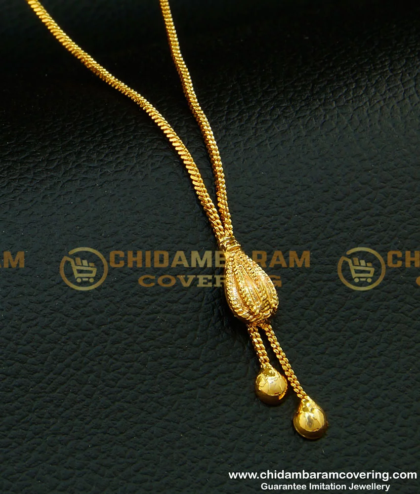 Simple gold chain on sale design with locket